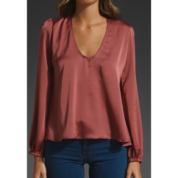Lovers + Friends Daydream Blouse in Rose size XS - Picture 2 of 5